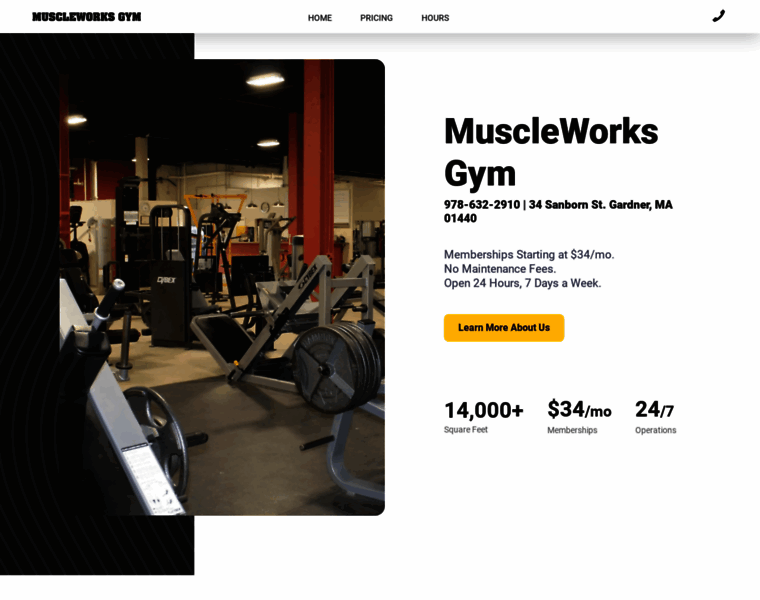 Muscleworksgym.net thumbnail