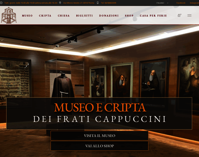 Museoecriptacappuccini.it thumbnail
