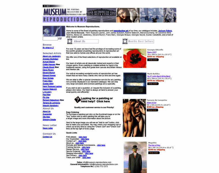 Museum-reproductions.com thumbnail
