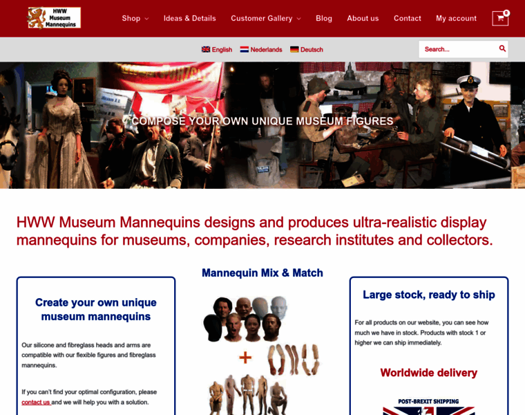 Museummannequins.com thumbnail