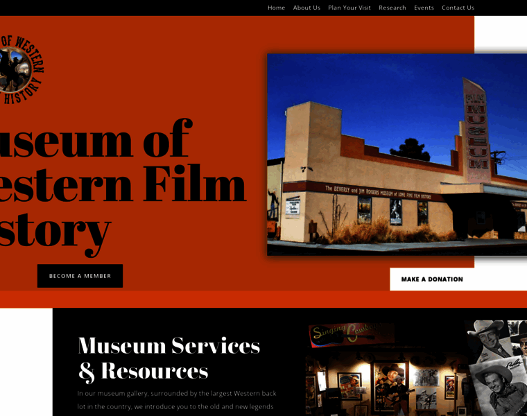 Museumofwesternfilmhistory.org thumbnail