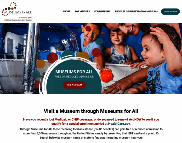 Museums4all.org thumbnail