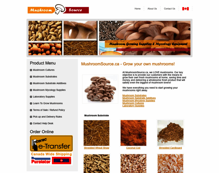 Mushroomsource.ca thumbnail