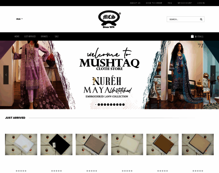 Mushtaqclothstore.com.pk thumbnail