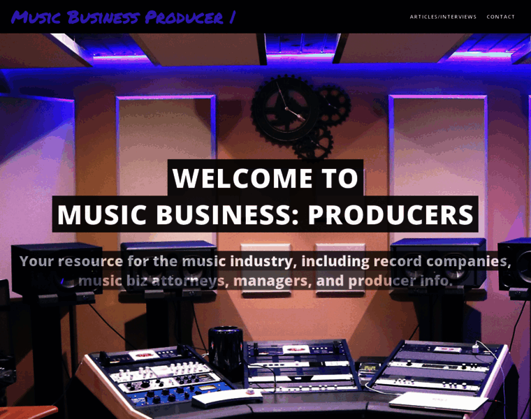 Music-business-producer.com thumbnail