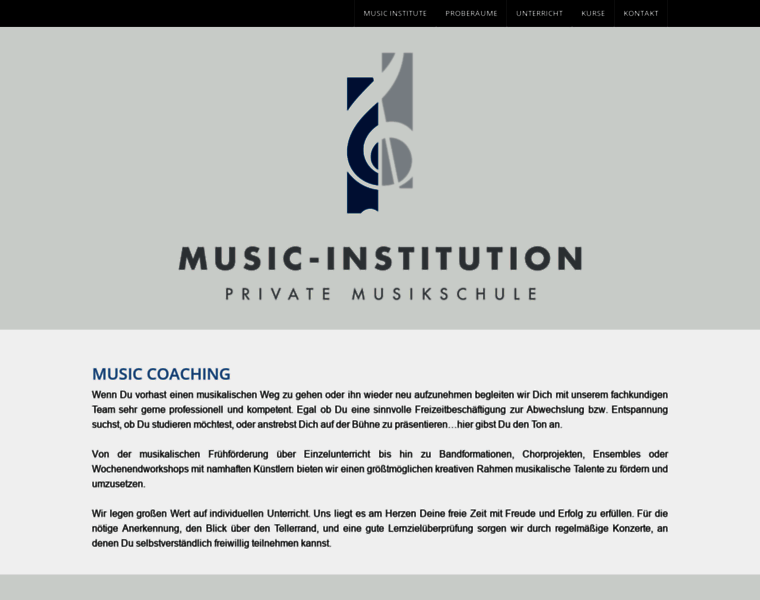 Music-institution.com thumbnail