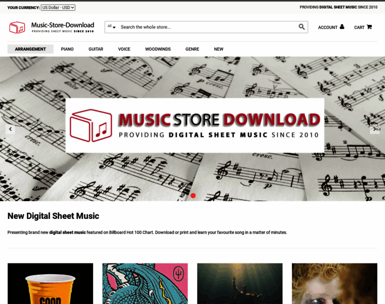 Music-store-download.com thumbnail