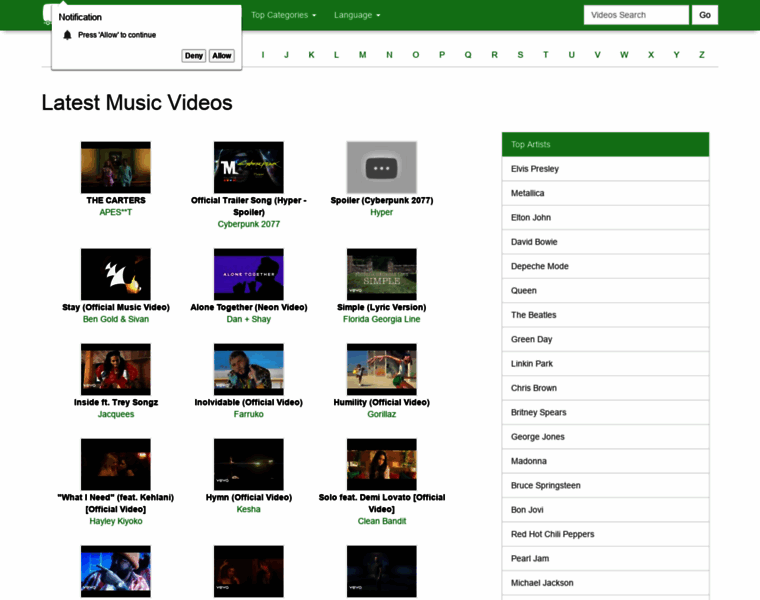 Music-videos.bid thumbnail