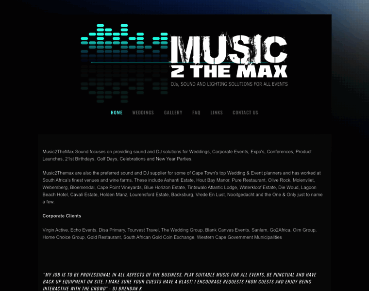 Music2themax.co.za thumbnail