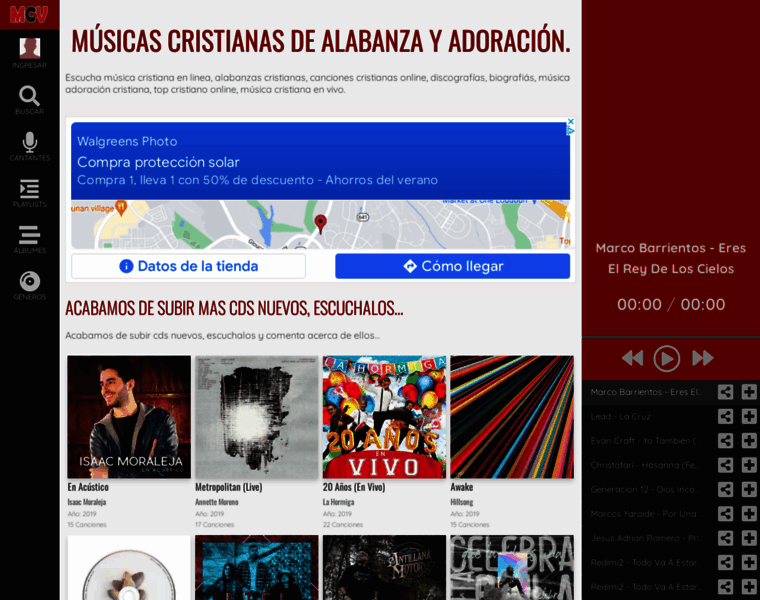 Musicacristianade.com thumbnail