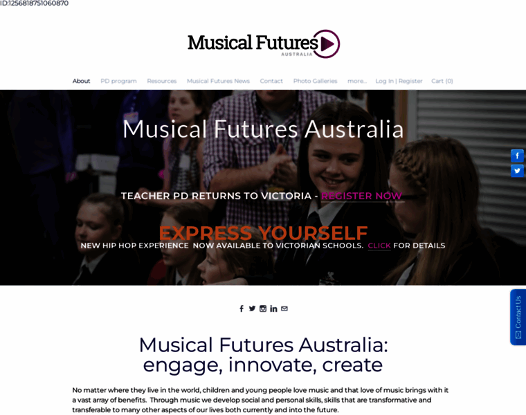 Musicalfuturesaustralia.org thumbnail