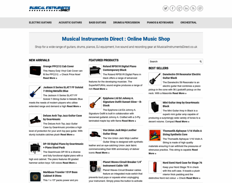 Musicalinstrumentsdirect.co.uk thumbnail