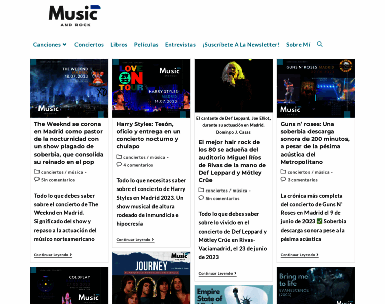 Musicandrock.com thumbnail