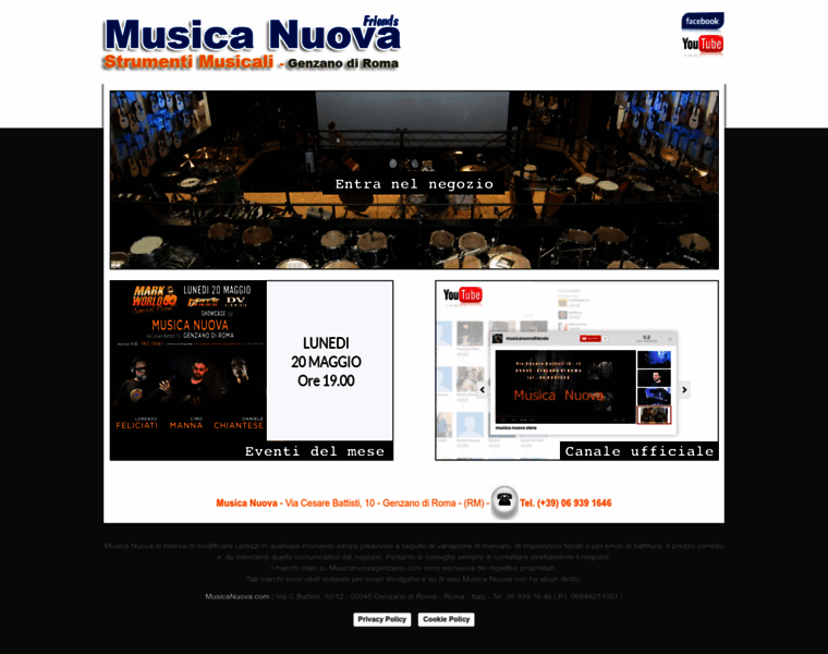 Musicanuovagenzano.com thumbnail