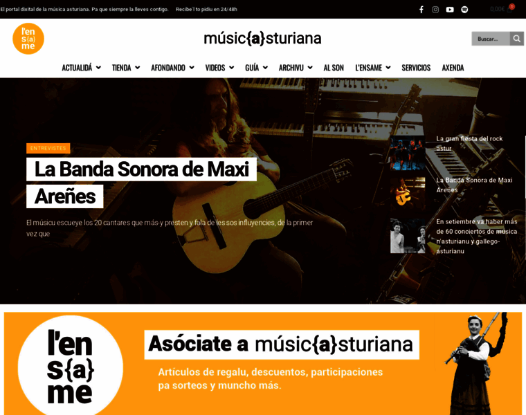 Musicasturiana.com thumbnail