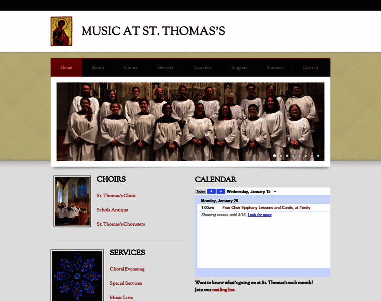 Musicatstthomas.org thumbnail