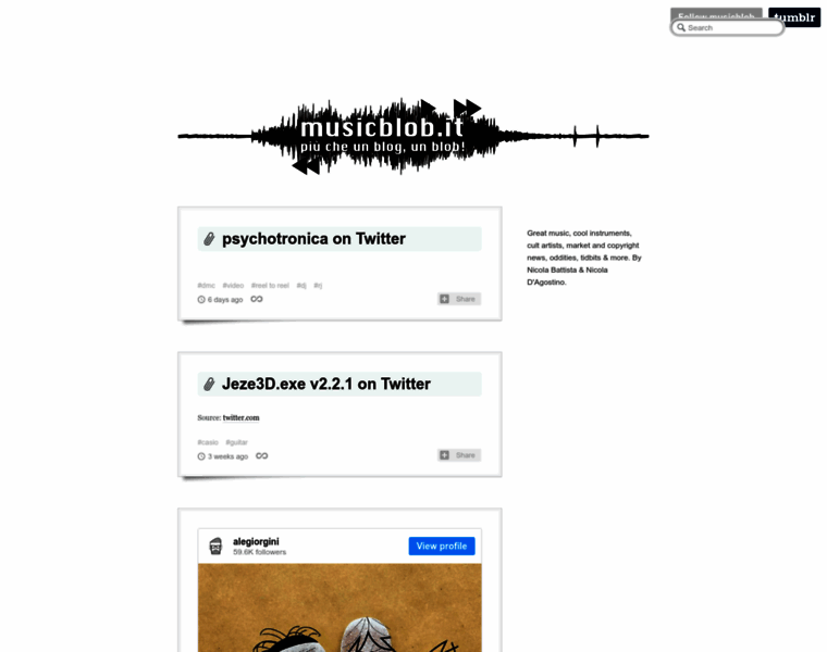 Musicblob.it thumbnail