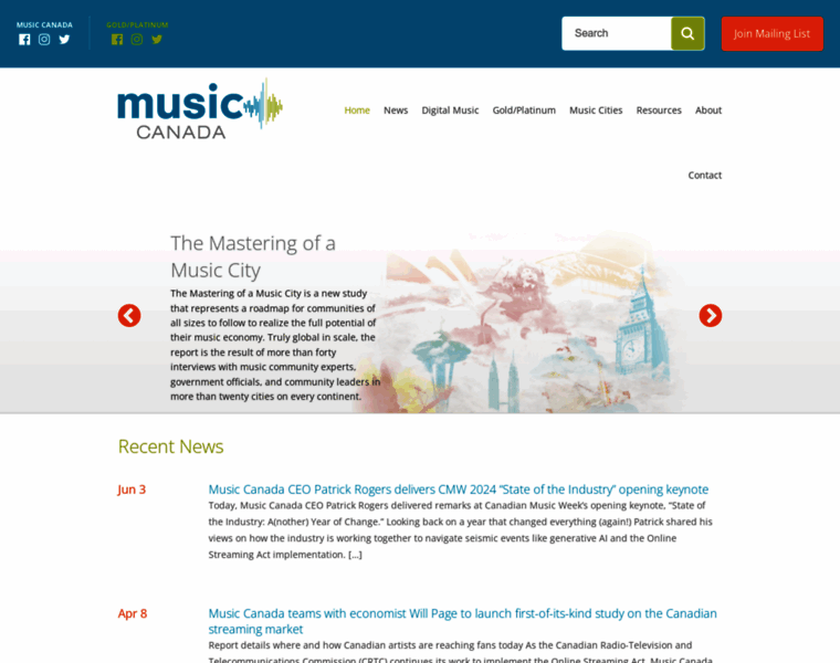 Musiccanada.com thumbnail