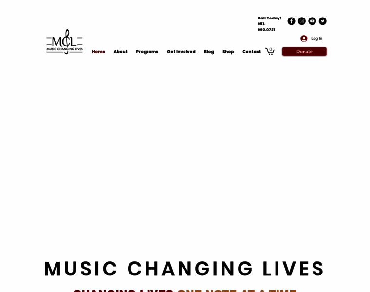 Musicchanginglives.org thumbnail