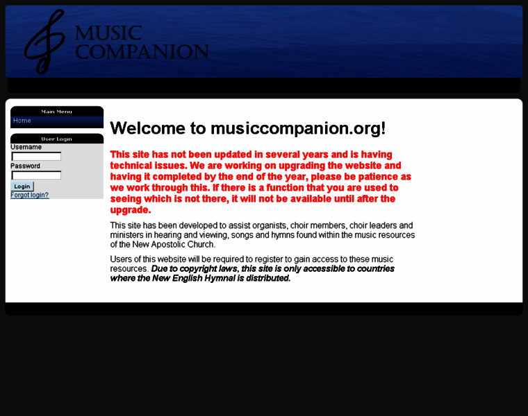 Musiccompanion.org thumbnail