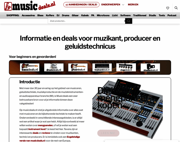 Musicdeals.nl thumbnail