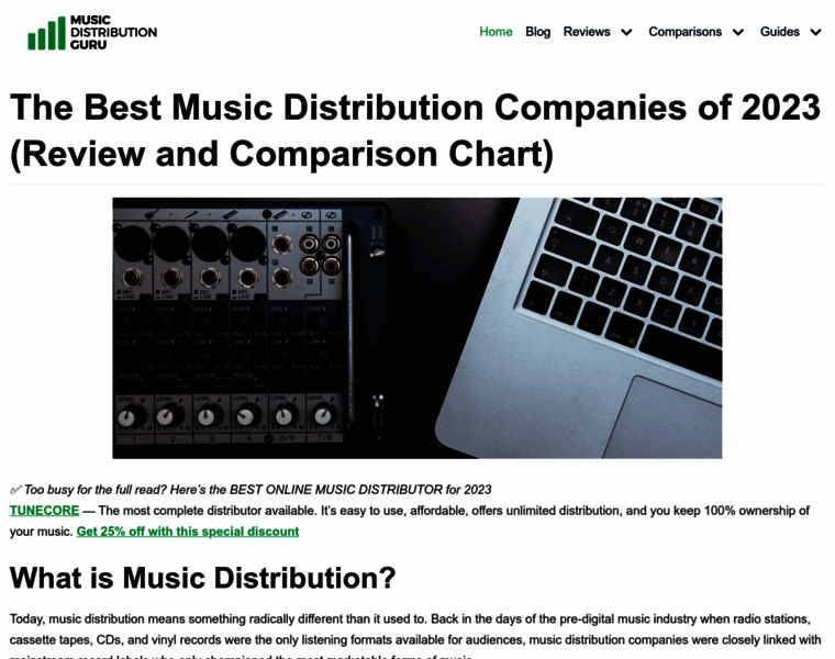 Musicdistribution.guru thumbnail