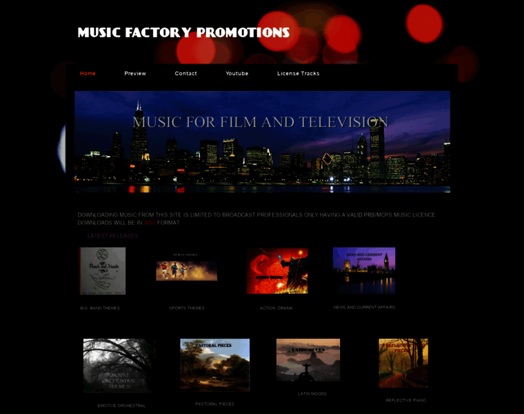 Musicfactorypromotions.com thumbnail