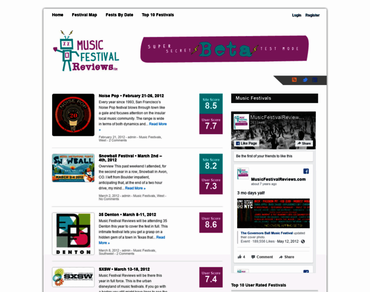 Musicfestivalreviews.com thumbnail