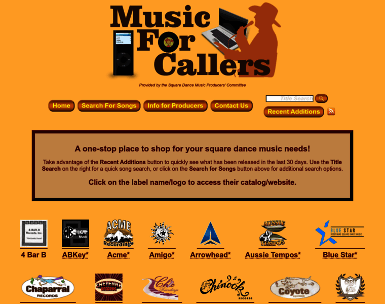 Musicforcallers.com thumbnail