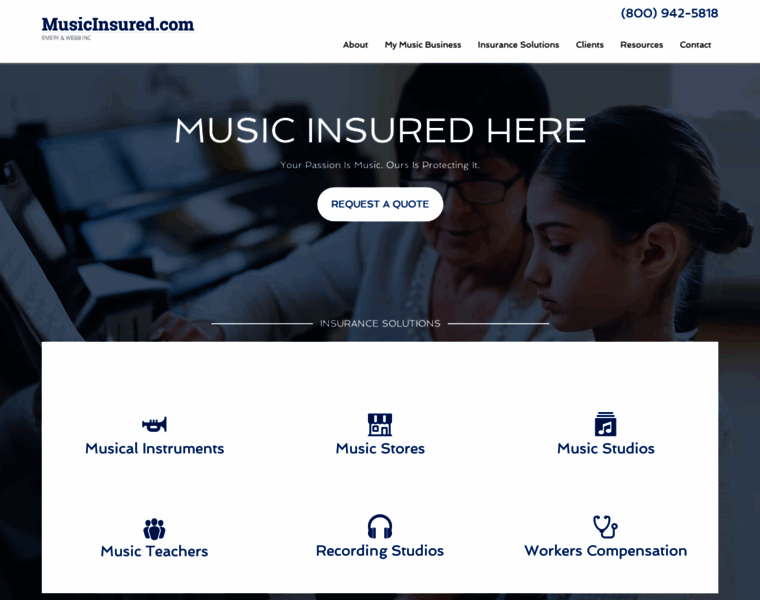 Musicinsured.com thumbnail