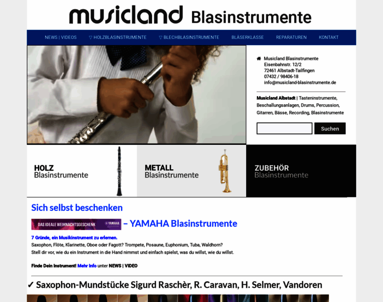 Musicland-blasinstrumente.de thumbnail