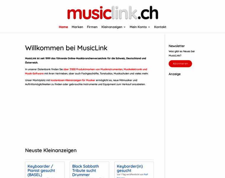 Musiclink.ch thumbnail