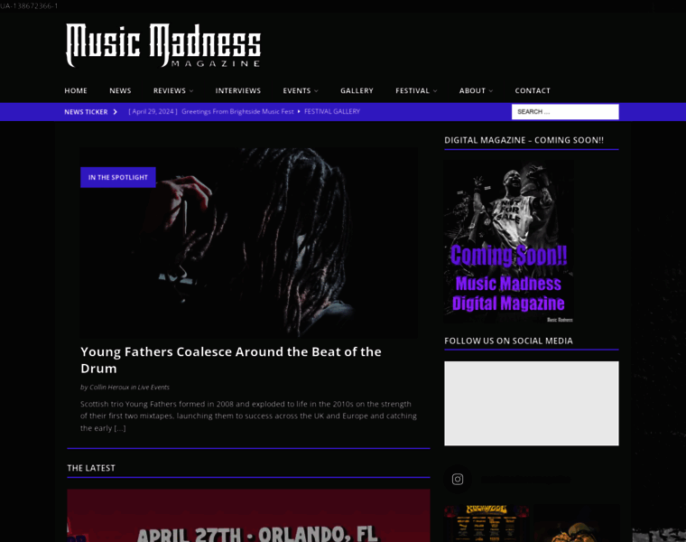 Musicmadnessmagazine.com thumbnail