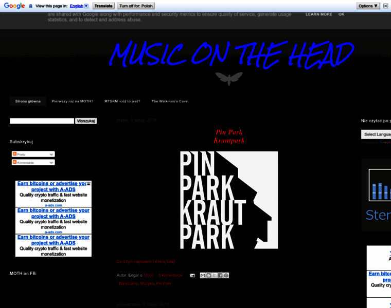 Musiconthehead.pl thumbnail