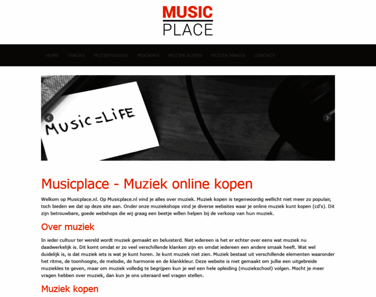 Musicplace.nl thumbnail
