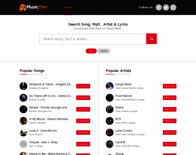 Musicpleer.asia thumbnail Musicpleer.asia thumbnail