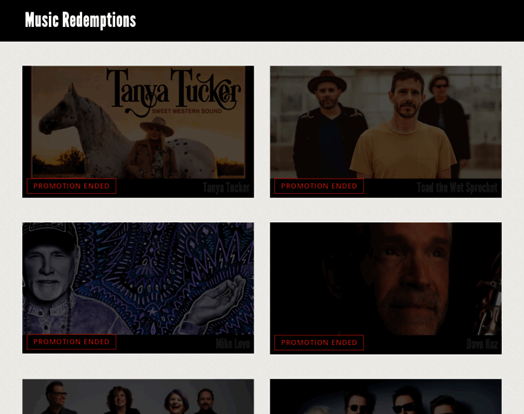 Musicredemptions.com thumbnail