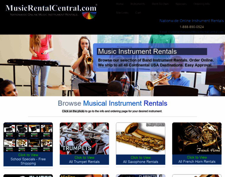 Musicrentalcentral.com thumbnail