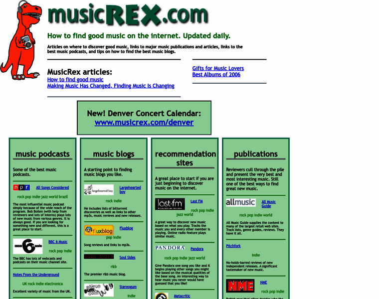 Musicrex.com thumbnail