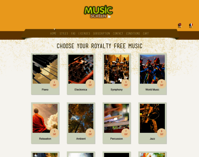 Musicscreen.org thumbnail