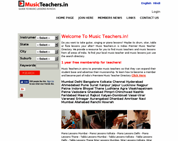 Musicteachers.in thumbnail