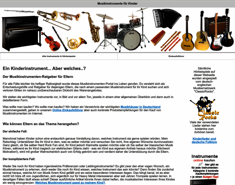 Musikinstrumente-fuer-kinder.de thumbnail