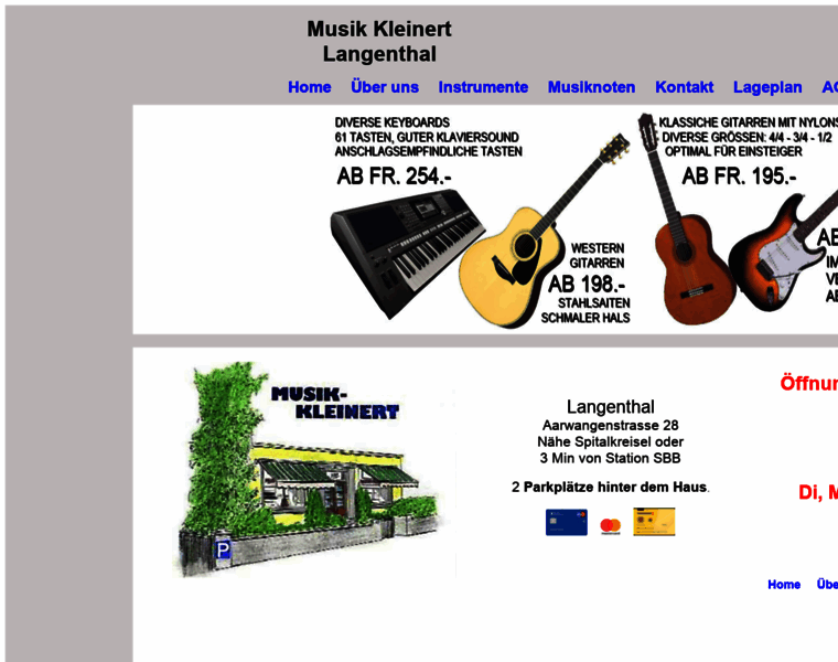 Musikinstrumente-noten.ch thumbnail