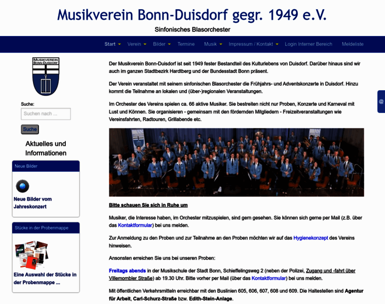 Musikverein-bonn-duisdorf.de thumbnail