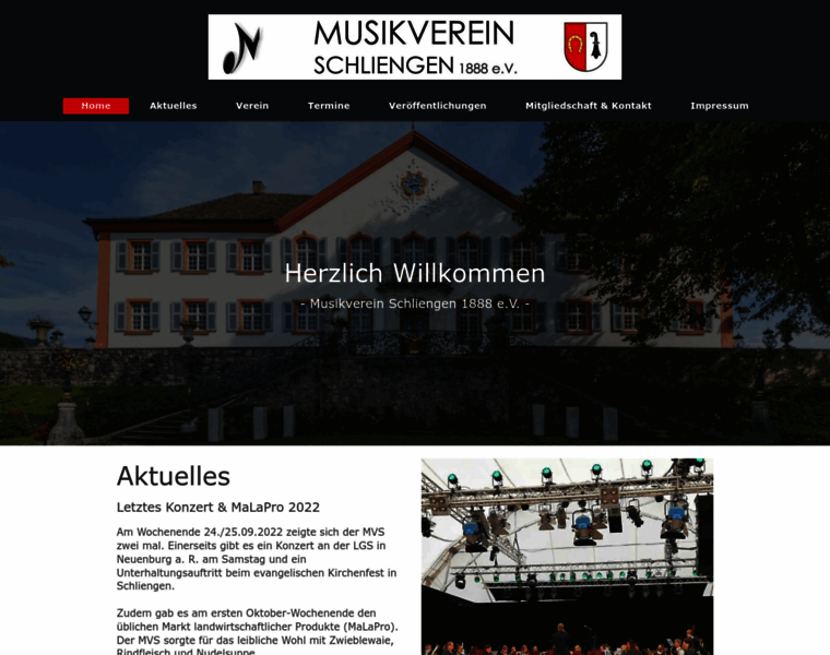 Musikverein-schliengen.de thumbnail