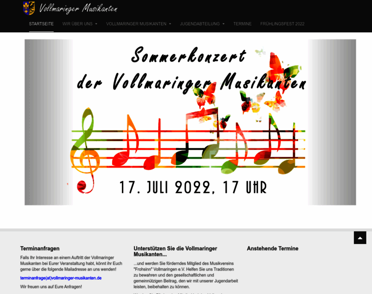 Musikverein-vollmaringen.de thumbnail