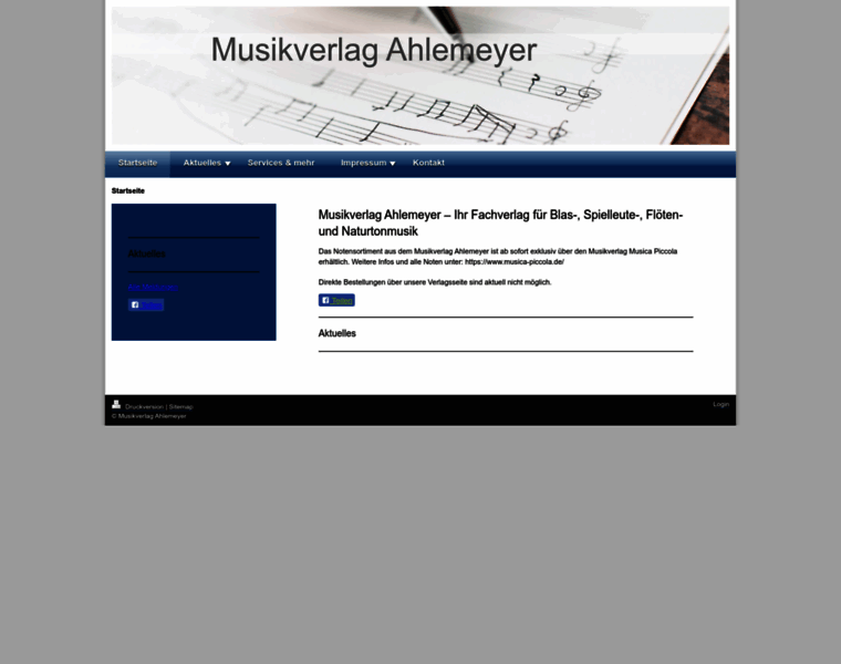 Musikverlag-ahlemeyer.de thumbnail