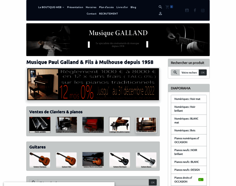 Musique-galland.fr thumbnail