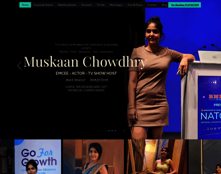 Muskaanchowdhry.in thumbnail