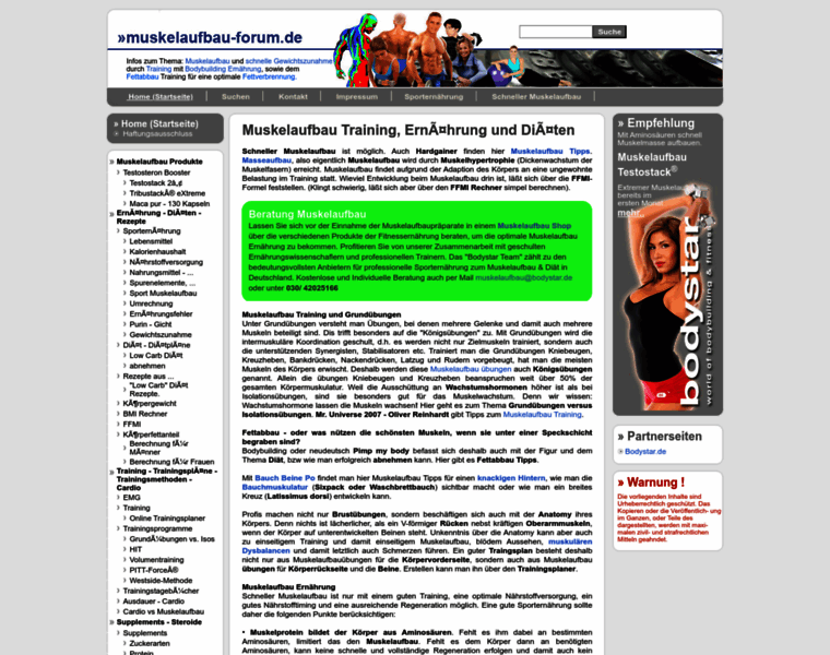 Muskelaufbau-forum.de thumbnail